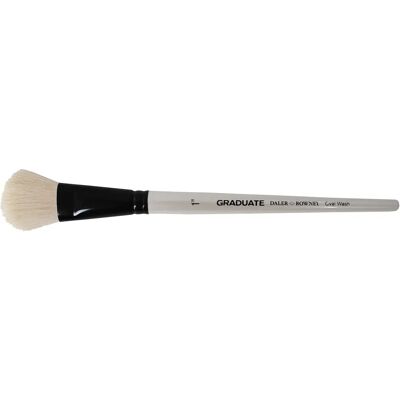 Pincel Daler-Rowney Graduate de cabra branca para lavagem oval Pincel Daler-Rowney Graduate de cabra branca para lavagem oval