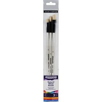 Daler-Rowney Graduate Natürliches Bürstenset - 3 Stück Daler-Rowney Graduate Natürliches Bürstenset - 3 Stück
