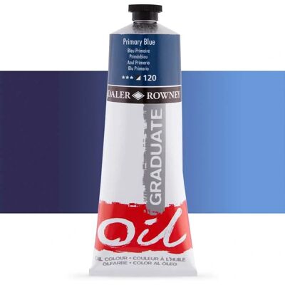 Daler-Rowney Graduate Oil Colour - Primary Blue - Oil Colour Daler-Rowney Graduate Oil Colour - Primary Blue - Oil Colour