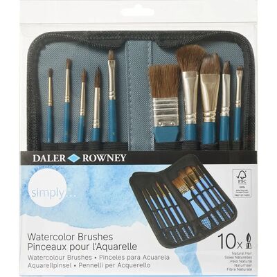 Daler-Rowney Naturliga Hårpenselsats - Konstnärsmaterial Daler-Rowney Naturliga Hårpenselsats - Konstnärsmaterial