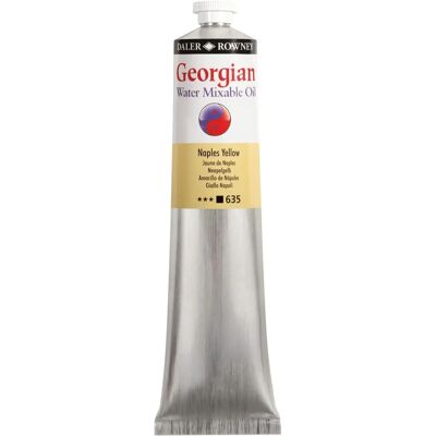 Daler-Rowney Georgian Watermixable Oil Naples Yellow - Oil Paint Daler-Rowney Georgian Watermixable Oil Naples Yellow - Oil Paint