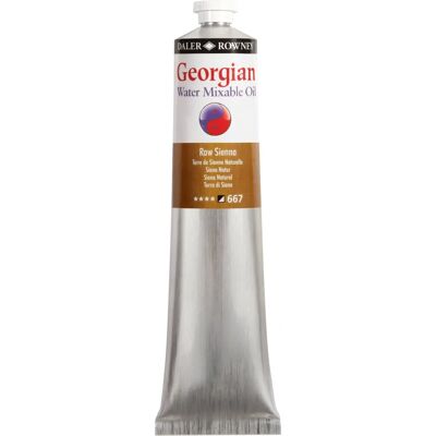 Daler-Rowney 119200667 Watermixable Oil - Brown / Raw Sienna - Oil Paint Daler-Rowney 119200667 Watermixable Oil - Brown / Raw Sienna - Oil Paint