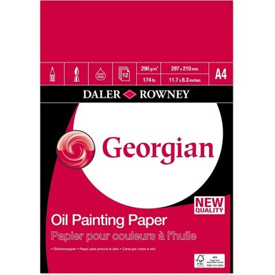 Daler-Rowney Georgian Oil Pad - Oil Painting Paper Daler-Rowney Georgian Oil Pad - Oil Painting Paper