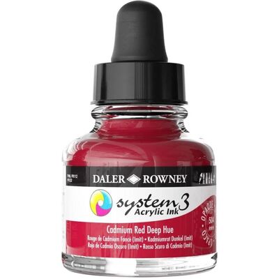 Daler-Rowney Daler-Rowney System3 Acrylic Ink - 29.5ml Bottles Daler-Rowney Daler-Rowney System3 Acrylic Ink - 29.5ml Bottles