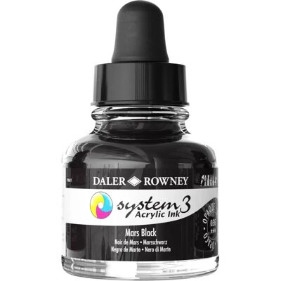 Daler-Rowney D161029036 - Acrylic Ink - Mars Black Daler-Rowney D161029036 - Acrylic Ink - Mars Black