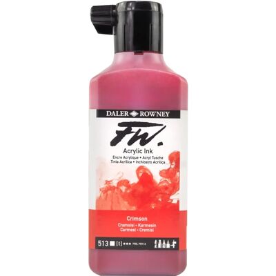 Daler-Rowney Crimson Acrylic Ink - Art Supplies Daler-Rowney Crimson Acrylic Ink - Art Supplies