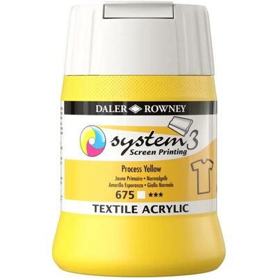 Daler-Rowney White Acrylic Paint - Textile Screen Printing - 250ml Daler-Rowney White Acrylic Paint - Textile Screen Printing - 250ml