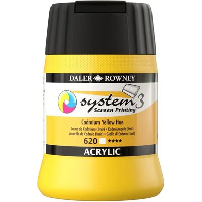 Daler-Rowney D141250620 - Pintura acrílica para serigrafía - Negro Daler-Rowney D141250620 - Pintura acrílica para serigrafía - Negro