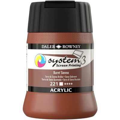 Tinta Acrílica para Serigrafía Negra - 250ml Tinta Acrílica para Serigrafía Negra - 250ml