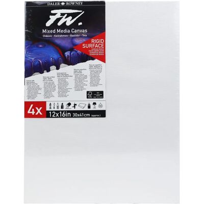 Tela rigida per media misti Daler-Rowney FW - Pack multipli Tela rigida per media misti Daler-Rowney FW - Pack multipli
