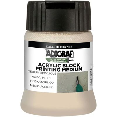 Medium do druku w bloczach Daler-Rowney Adigraf - 250ml Medium do druku w bloczach Daler-Rowney Adigraf - 250ml