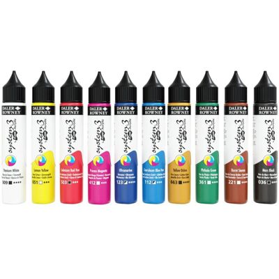 Daler-Rowney System3 Acrylique Fluide Magenta 29.5 ml Peinture - Publicité Daler-Rowney System3 Acrylique Fluide Magenta 29.5 ml Peinture - Publicité