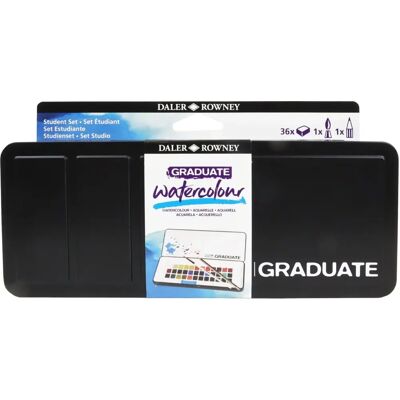 Set di acquerelli Graduate di Daler-Rowney - 36 Colori Set di acquerelli Graduate di Daler-Rowney - 36 Colori