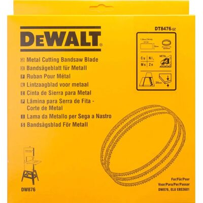 DeWalt DT8476-QZ Lama pentru ferăstrău panglică - 2215x12x0,6mm - Pentru metale neferoase DeWalt DT8476-QZ Lama pentru ferăstrău panglică - 2215x12x0,6mm - Pentru metale neferoase