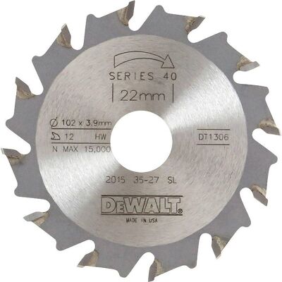 DeWALT DT1306-QZ Cirkelsågblad - 10,2 cm - Modell DT1306 DeWALT DT1306-QZ Cirkelsågblad - 10,2 cm - Modell DT1306
