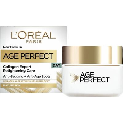 Crema de Zi Age Perfect cu Colagen de la L'Oreal - Îngrijire pentru Piele Matură Crema de Zi Age Perfect cu Colagen de la L'Oreal - Îngrijire pentru Piele Matură