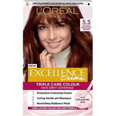 L'Oreal Paris Model 5.5 Natural Mahogany Brown - Hair Dye L'Oreal Paris Model 5.5 Natural Mahogany Brown - Hair Dye