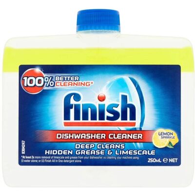 Finish Καθαριστικό Πλυντηρίου Πιάτων Λεμόνι - 250ml - Για Όλες - Αποτελεσματικό & Εύκολο Finish Καθαριστικό Πλυντηρίου Πιάτων Λεμόνι - 250ml - Για Όλες - Αποτελεσματικό & Εύκολο