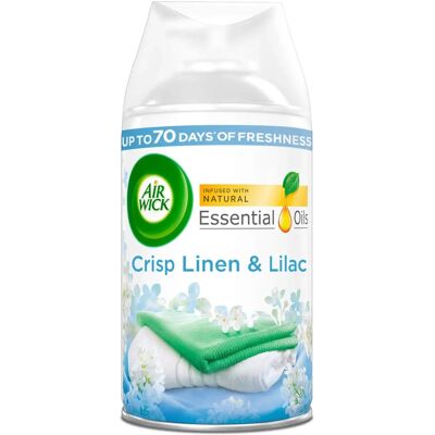 Air Wick Freshmatic Max Refill - Crisp Linen & Lilac - 250ml Air Wick Freshmatic Max Refill - Crisp Linen & Lilac - 250ml