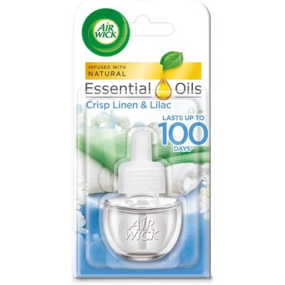 Air Wick - Crisp Linen & Lilac - 19ml - Plug In Refill Air Wick - Crisp Linen & Lilac - 19ml - Plug In Refill