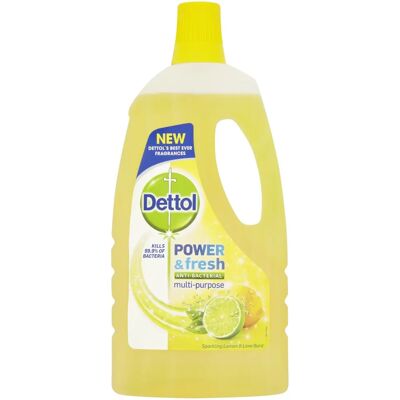Dettol Lemon Lime 1L Antibacterial Multi-Purpose Cleaner Dettol Lemon Lime 1L Antibacterial Multi-Purpose Cleaner