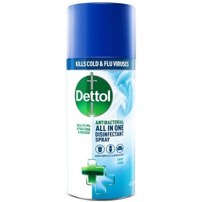 Dettol All-In-One Disinfectant Spray Crisp Linen - Disinfectant Spray Dettol All-In-One Disinfectant Spray Crisp Linen - Disinfectant Spray