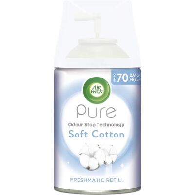 Air Wick Soft Cotton Pure Freshmatic Max Refill - 250ml Air Wick Soft Cotton Pure Freshmatic Max Refill - 250ml