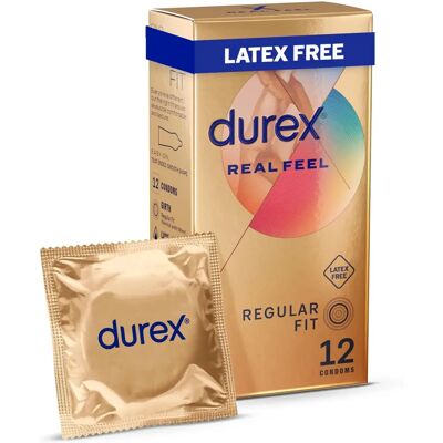 Durex Brand Model Regular Fit Latex Free Natural 12 Condoms Durex Brand Model Regular Fit Latex Free Natural 12 Condoms