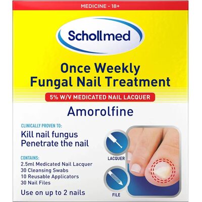 Schollmed Nail Fungus Treatment - Weekly 5% Lacquer Schollmed Nail Fungus Treatment - Weekly 5% Lacquer