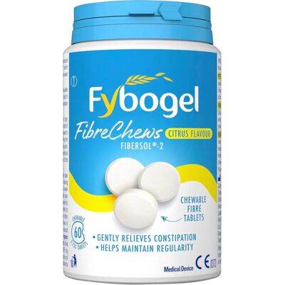 Fybogel - Fibre Chews - Citrus Flavour - 60 Tablets Fybogel - Fibre Chews - Citrus Flavour - 60 Tablets