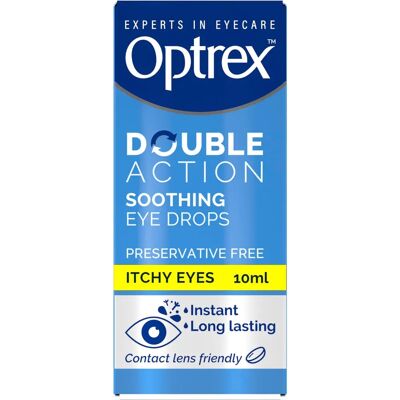 Optrex Double Action Eye Drops - Itch Relief 10ml Optrex Double Action Eye Drops - Itch Relief 10ml