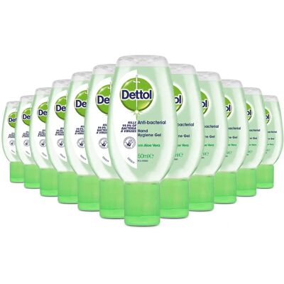 Dettol Anti-Bacterial Hand Sanitiser Gel - Aloe Vera - Travel Size - Hand Sanitiser Gel Dettol Anti-Bacterial Hand Sanitiser Gel - Aloe Vera - Travel Size - Hand Sanitiser Gel