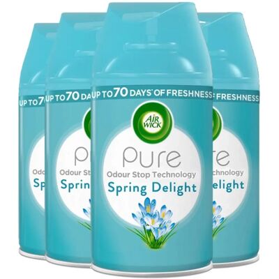Air Wick - Freshmatic Auto Spray Refill SPRING DELIGHT - Pack of 4 Air Wick - Freshmatic Auto Spray Refill SPRING DELIGHT - Pack of 4