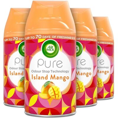 Air Wick - Freshmatic Autospray Refill - Island Mango - 4Pk Air Wick - Freshmatic Autospray Refill - Island Mango - 4Pk