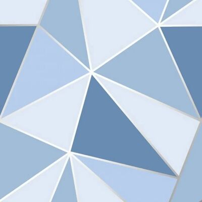 Fine Decor FD41992 Blue Geometric Wallpaper Fine Decor FD41992 Blue Geometric Wallpaper