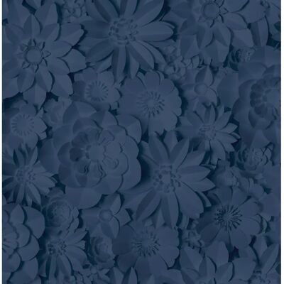 Carta da Parati Floreale Navy di Fine Decor - Carta da Parati Carta da Parati Floreale Navy di Fine Decor - Carta da Parati