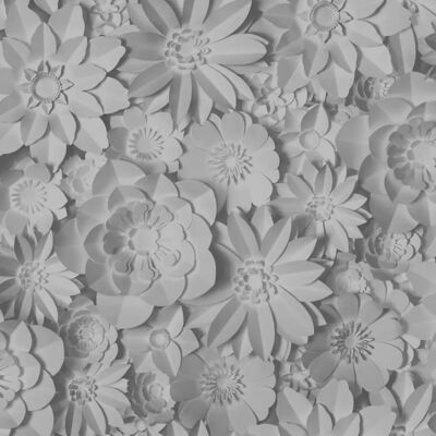 Fine Decor Dimensions Floral Grey Wallpaper - Wallpapers Fine Decor Dimensions Floral Grey Wallpaper - Wallpapers