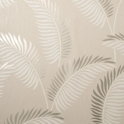 Papel Pintado Fine Decor Cascade Leaf Crema Oro - Papel Papel Pintado Fine Decor Cascade Leaf Crema Oro - Papel
