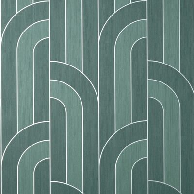 Fine Decor Emerald Silver Cascade Arch Wallpaper - Wallpaper Fine Decor Emerald Silver Cascade Arch Wallpaper - Wallpaper