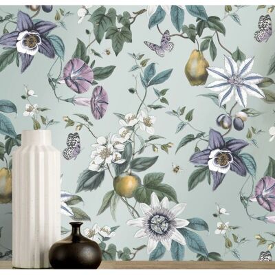 Fine Decor Sierra Floral Sage Wallpaper - Wallpaper Fine Decor Sierra Floral Sage Wallpaper - Wallpaper