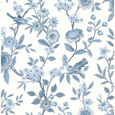 Fine Decor Eleanor Blue Wallpaper - Wallpaper Fine Decor Eleanor Blue Wallpaper - Wallpaper