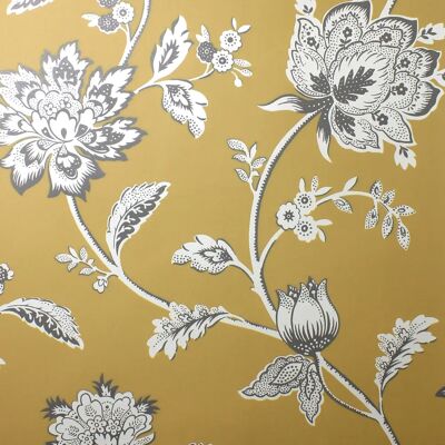 Fine Decor Juliette Floral Ocre Papel Pintado - Wallpaper Fine Decor Juliette Floral Ocre Papel Pintado - Wallpaper