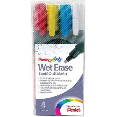 Pentel Chalk Markers PK4 - Chalk Markers Pentel Chalk Markers PK4 - Chalk Markers