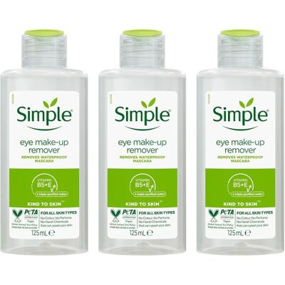 Simple Brand Model 125ml - Effectively Removes Waterproof Mascara Simple Brand Model 125ml - Effectively Removes Waterproof Mascara