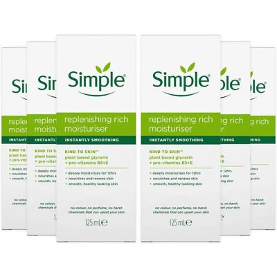 Simple Kind to Skin 125ml Hydrating Moisturiser - Moisturiser Simple Kind to Skin 125ml Hydrating Moisturiser - Moisturiser
