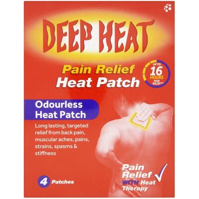 Deep Heat Pain Relief Heat Patch - 4 Patches Deep Heat Pain Relief Heat Patch - 4 Patches