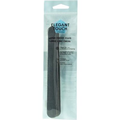Lima de unhas Elegant Touch Grande - Unissex - 4 unidades Lima de unhas Elegant Touch Grande - Unissex - 4 unidades