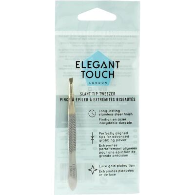 Elegant Touch Essential Implements Slant Tip Tweezers - Tondeuses Elegant Touch Essential Implements Slant Tip Tweezers - Tondeuses