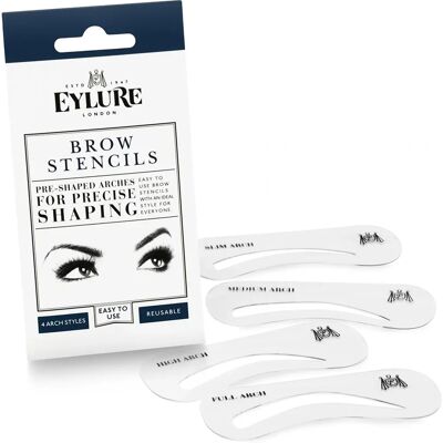 Eylure Modello: Modelli Per Sopracciglia - Riutilizzabili per Forma Precisa Eylure Modello: Modelli Per Sopracciglia - Riutilizzabili per Forma Precisa