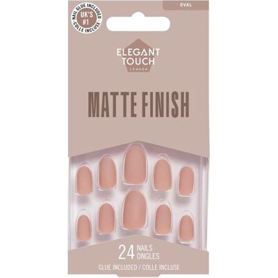 Unhas Postizas Ovais Mink Nude da Elegant Touch - Maquiagem Unhas Postizas Ovais Mink Nude da Elegant Touch - Maquiagem